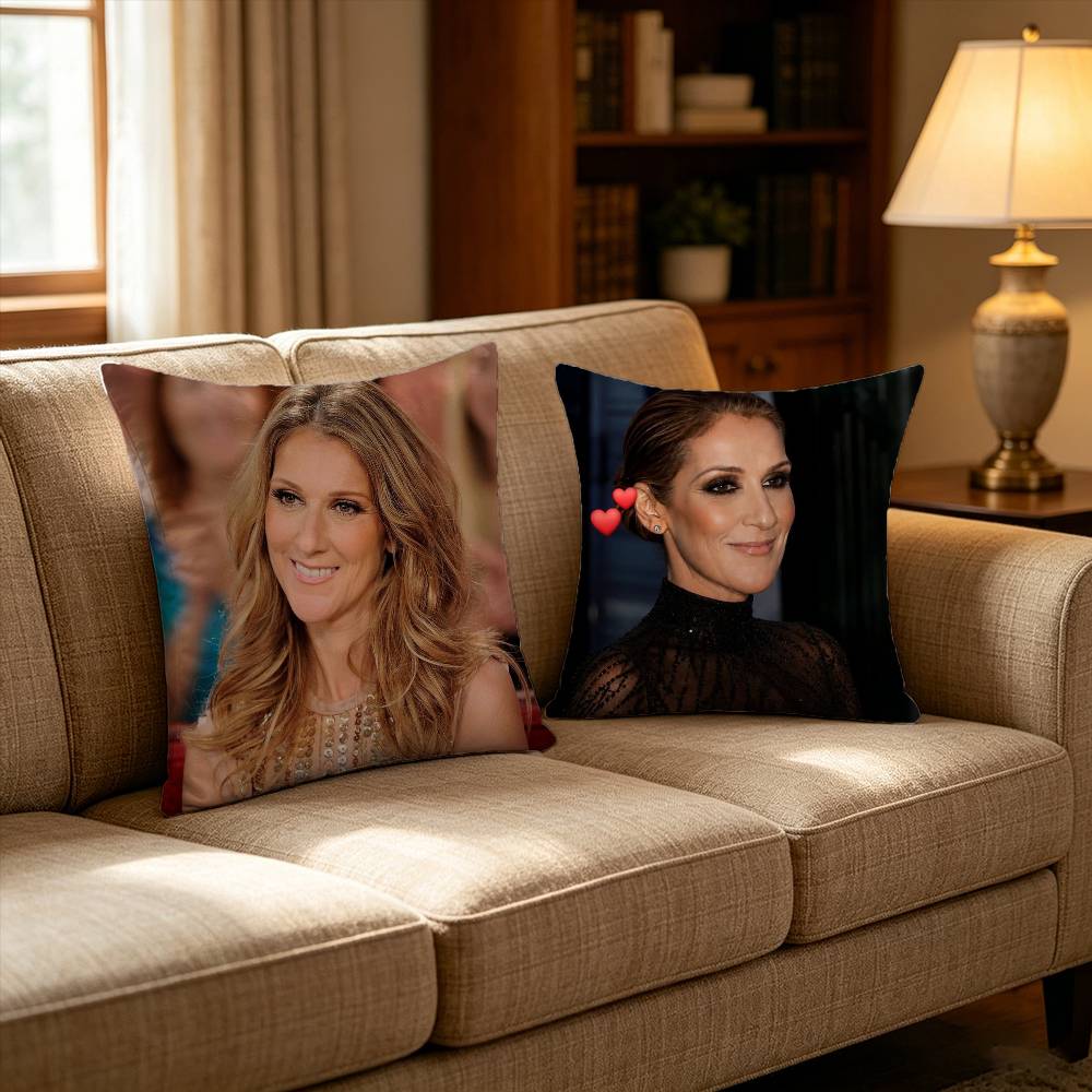Home Textiles Canada - C-C-Celine D-Dion-Canada-Singer Yastık Kılıfı Minder Örtüsü
