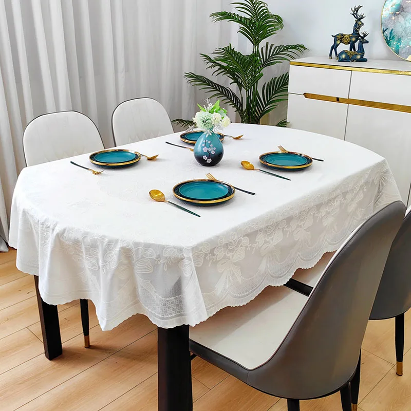 Home Textiles News - Yeni PVC Oval Su Geçirmez Masa