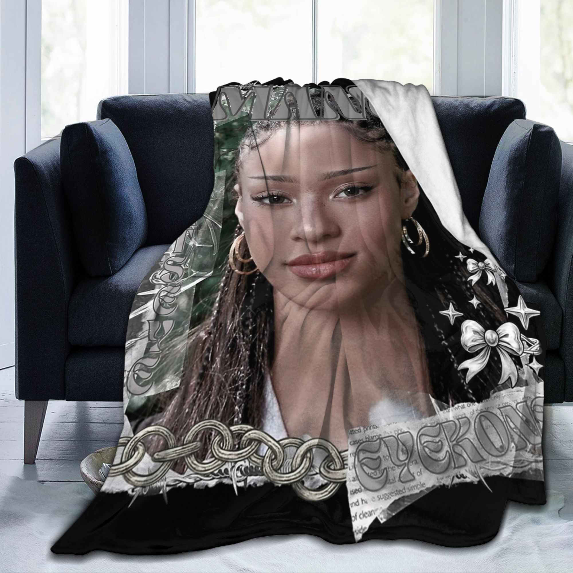 Home Textiles Group - KATSEYE Manon Kpop Y2K Grubu Battaniyeleri
