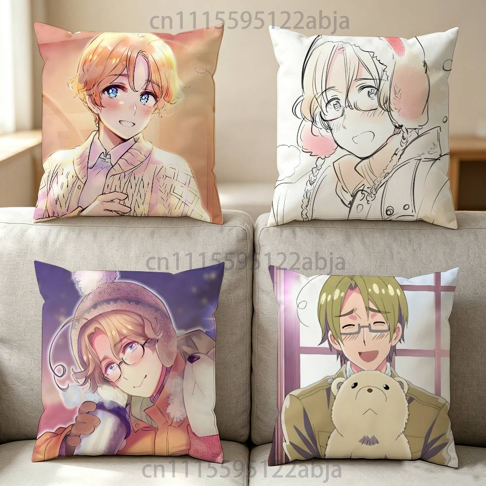 Home Textiles Canada - Kanada-a Hetalia-a Dekoratif Yastık Kılıfı 40x40cm