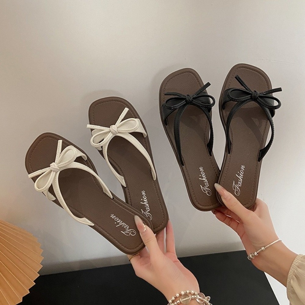 Home Textiles Products - 1 Çift Yumuşak Tabanlı Düz Sandalet