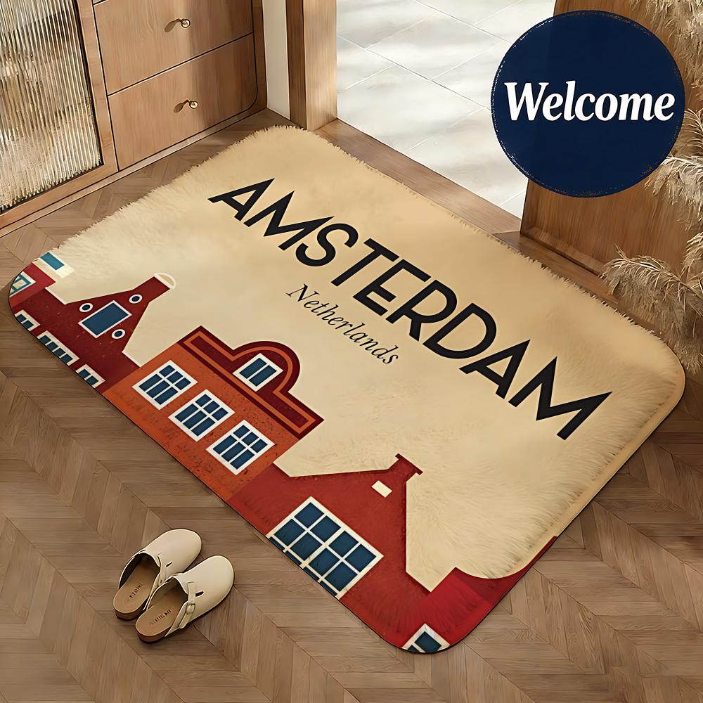 Yumuşak Flanel Zemin Matı Yer  - Home Textiles Netherlands incelemesi ve fiyatı