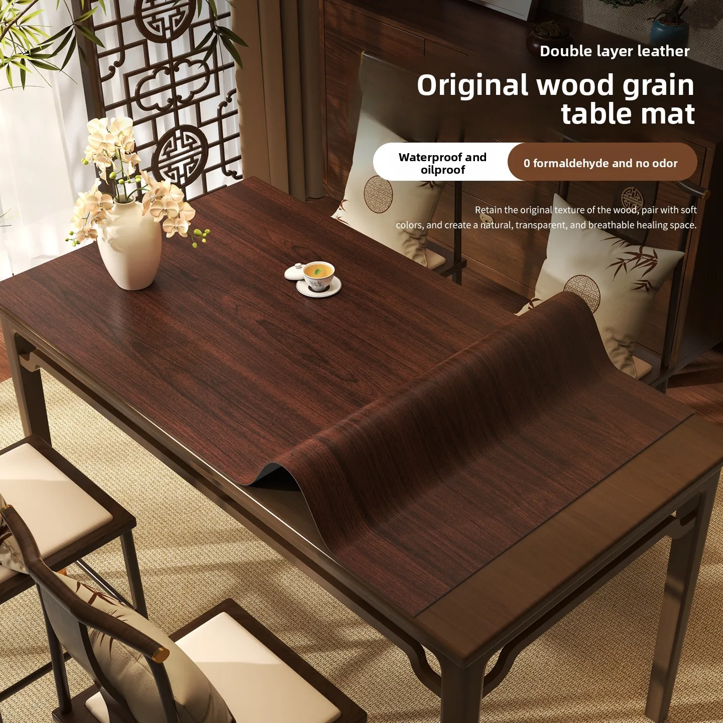 Yeni Wabi Sabi PU Deri Masa Ör - Home Textiles News incelemesi ve fiyatı