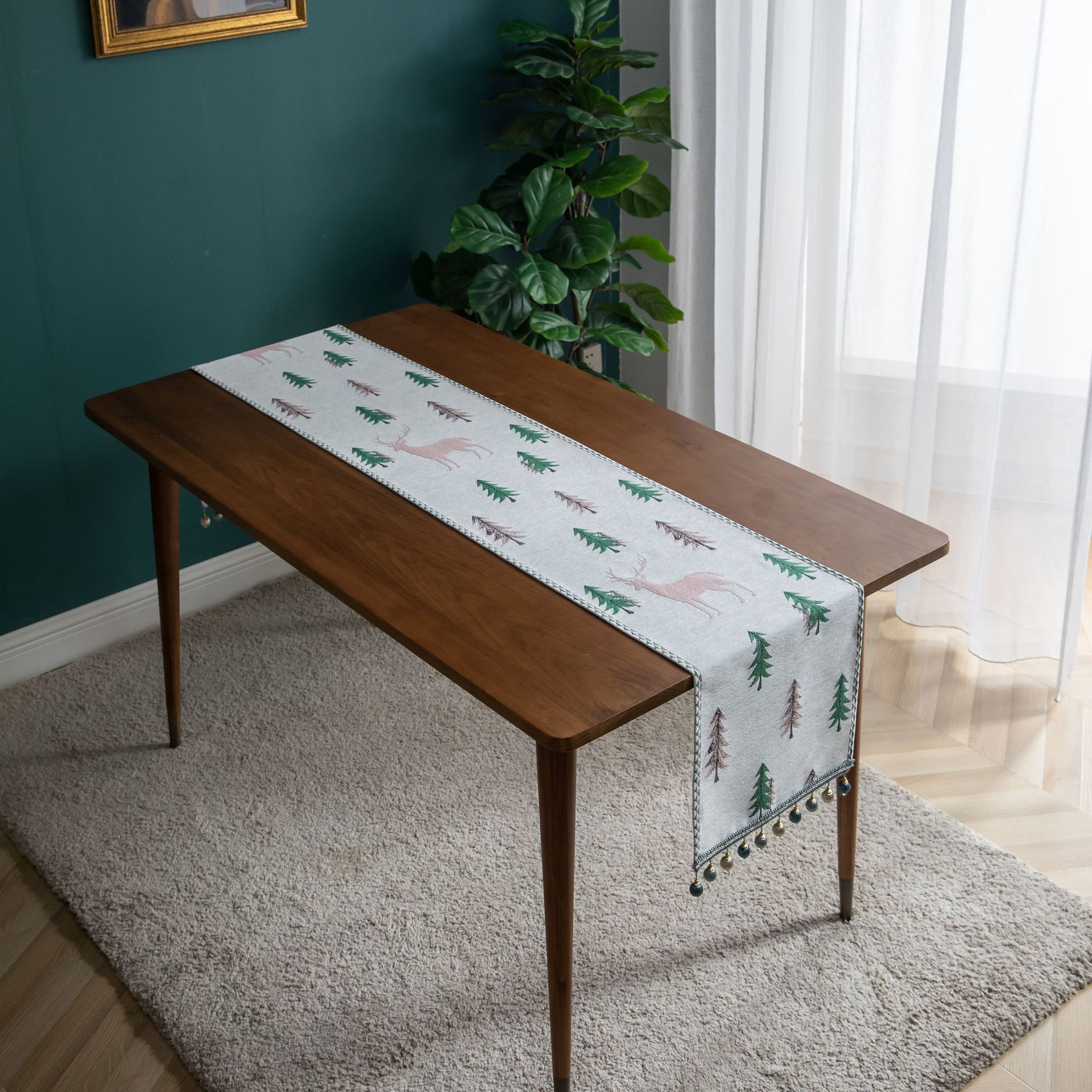 Jakarlı Masa Örtüsü Masa Örtüs - Home Textiles News incelemesi ve fiyatı