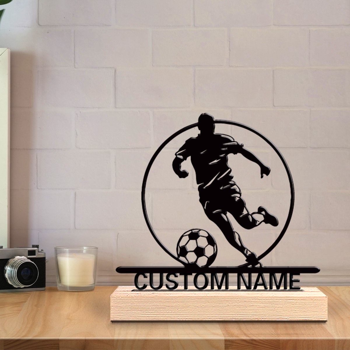 İsme Özel Metal Futbolcu Heyke - Home Textiles Products incelemesi ve fiyatı