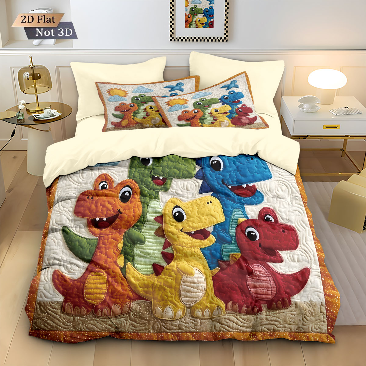3 adet karikatür dinozor hayva - Home Textiles Bedding incelemesi ve fiyatı