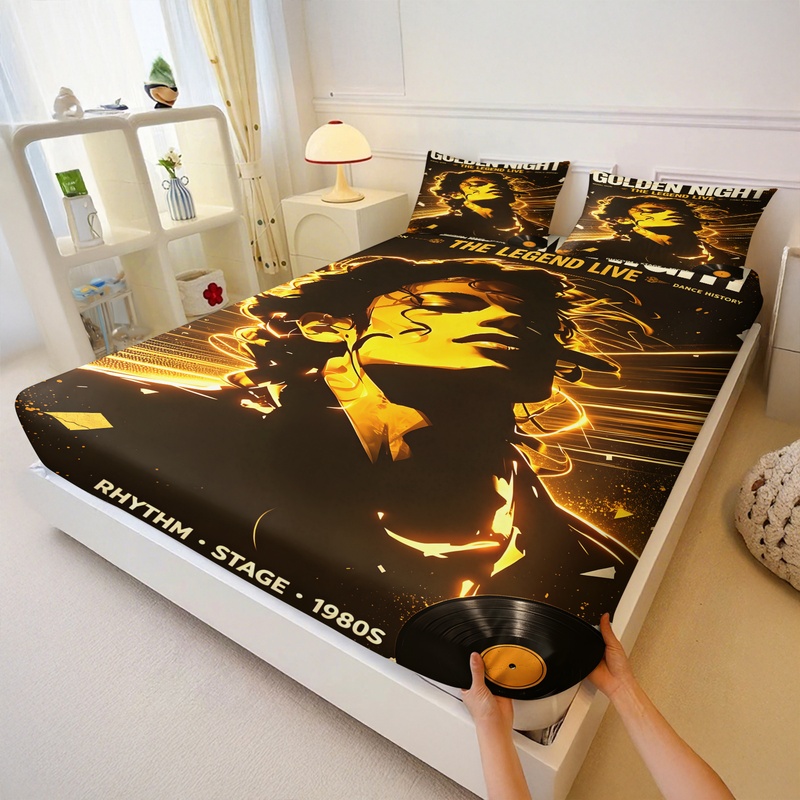 Pop İkonu Michael Jackson Bask - Fitted Sheet Deep incelemesi ve fiyatı