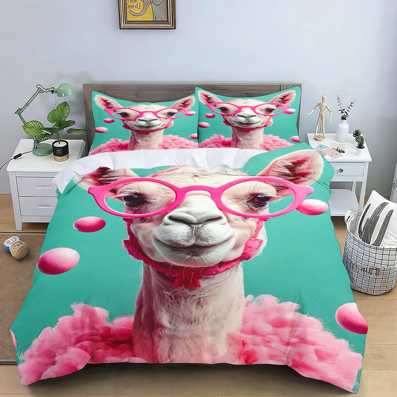 Komik Hip-hop Hayvan Yatak Ört - Home Textiles Bedding incelemesi ve fiyatı